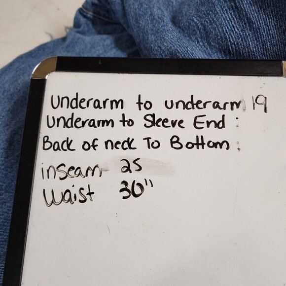 Blank NYC Denim Jumpsuit SMALL Relaxed Fit Belted Cropped Raw Straight Leg - Picture 14 of 16